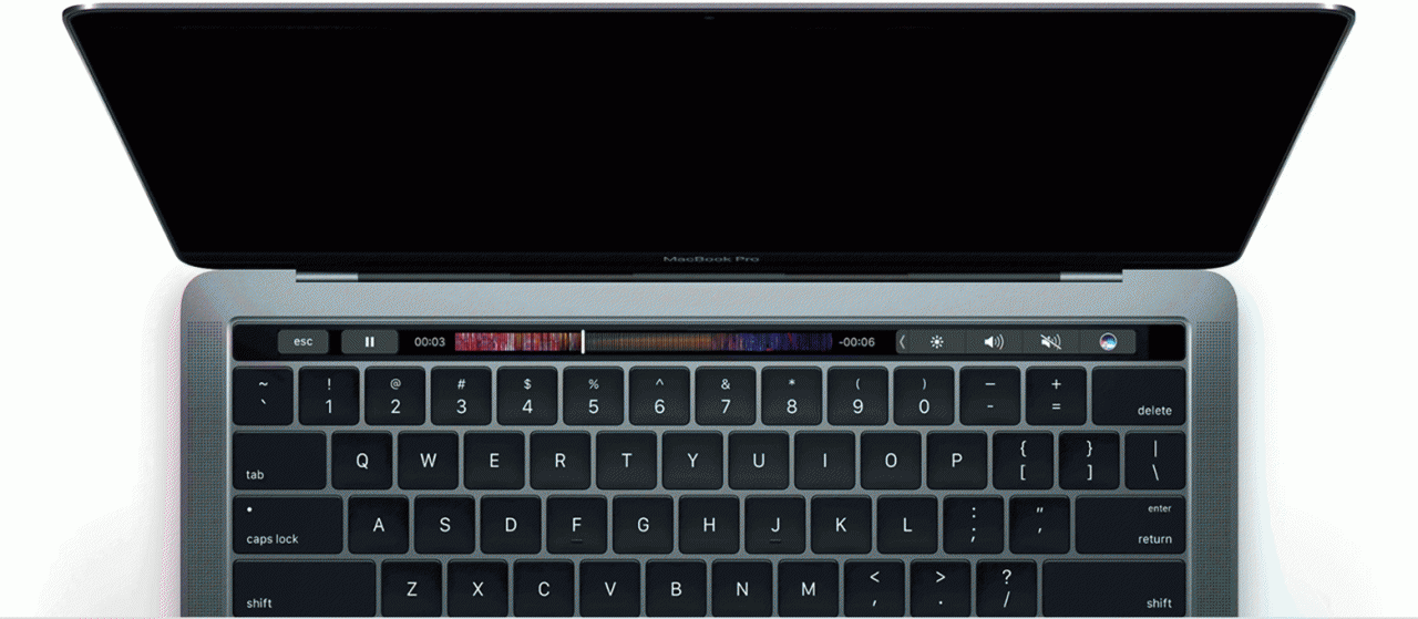 如何使用 MacBook Pro 上的触控栏